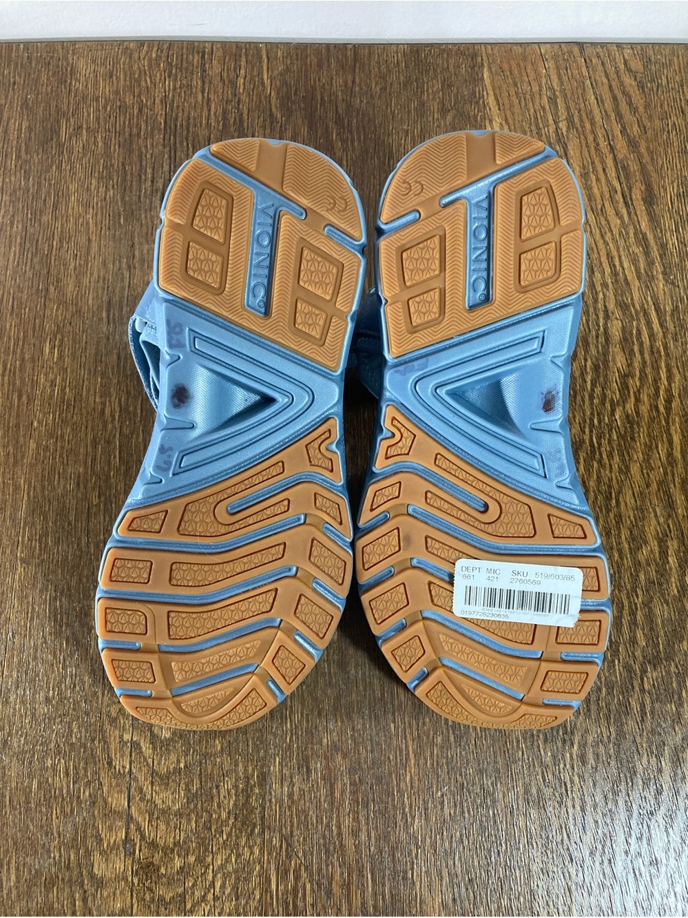New Vionic Walk Max Wanderer Sandal Women’s Size 6.5 Vintage Blue Haze - Picture 7 of 8